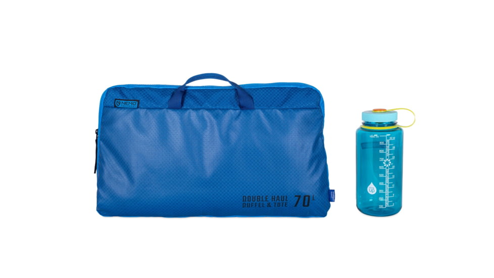 NEMO Equipment Double Haul Convertible Duffel Bag, 70L, Lake, 811666033611