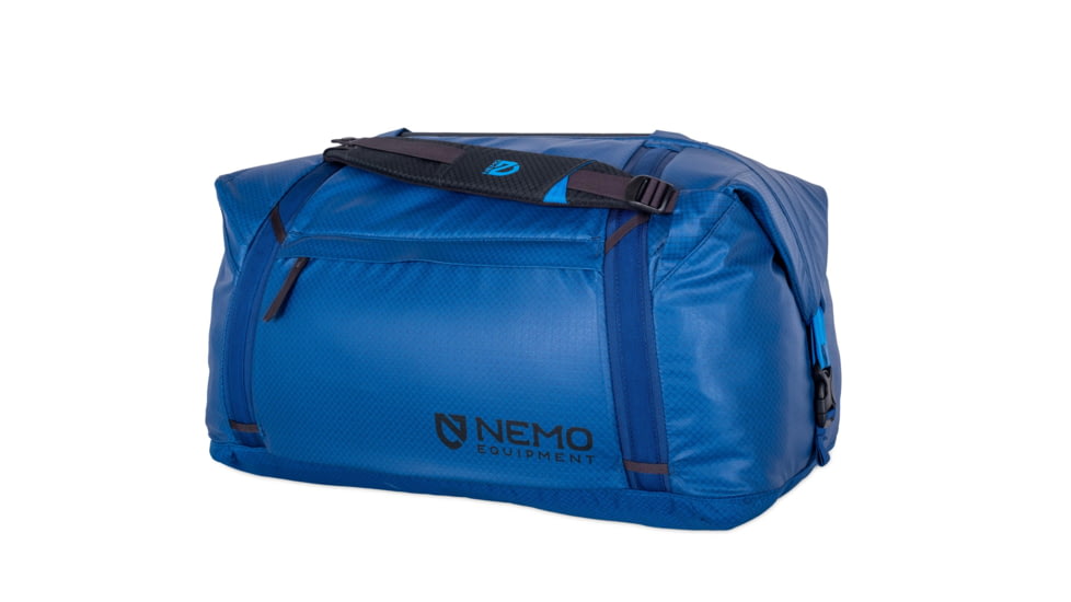 NEMO Equipment Double Haul Convertible Duffel Bag, 70L, Lake, 811666033611