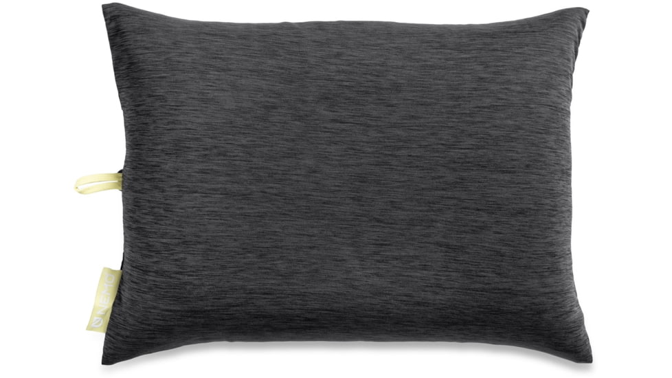 NEMO Equipment Fillo Elite Ultralight Backpacking Pillow, Black Pearl / Citron, 811666036025