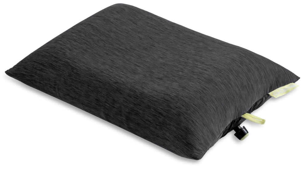 NEMO Equipment Fillo Elite Ultralight Backpacking Pillow, Black Pearl / Citron, 811666036025