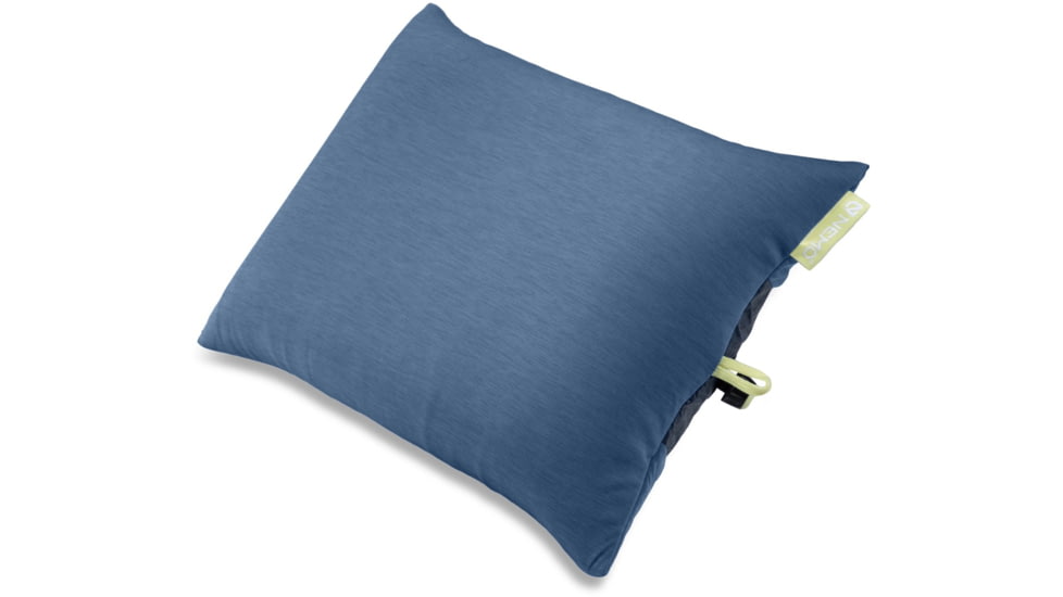 NEMO Equipment Fillo Elite Ultralight Backpacking Pillow, Blue Horizon / Citron, 811666036018