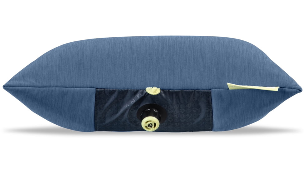 NEMO Equipment Fillo Elite Wide Ultralight Backpacking Pillow, Blue Horizon / Citron, 811666036049