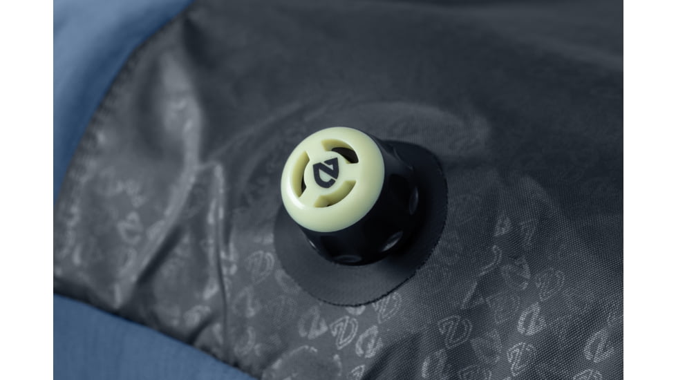 NEMO Equipment Fillo Elite Wide Ultralight Backpacking Pillow, Blue Horizon / Citron, 811666036049