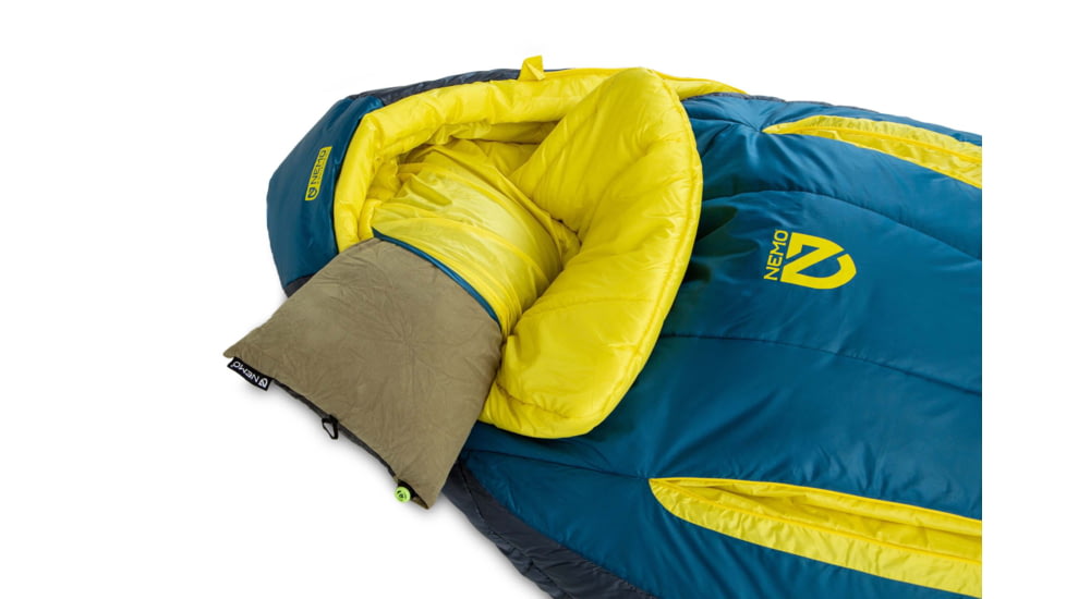 NEMO Equipment Forte Endless Promise 20 Sleeping Bag - Mens, Abyss/Green Sheen, Regular, 811666035110