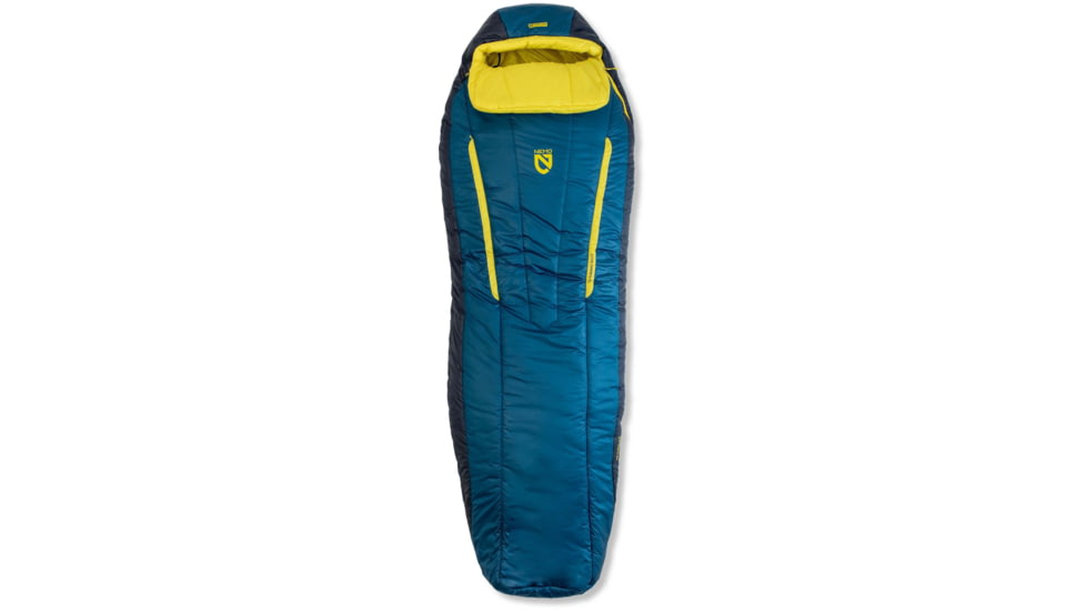 NEMO Equipment Forte Endless Promise 20F Sleeping Bag - Men's, Abyss / Green Sheen, Regular, 811666035110