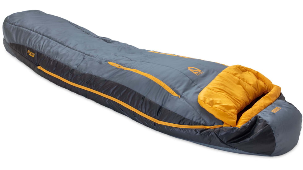 NEMO Equipment Forte Endless Promise 35 Regular Sleeping Bag - Mens, Fortress/Mango, Regular, 811666035134