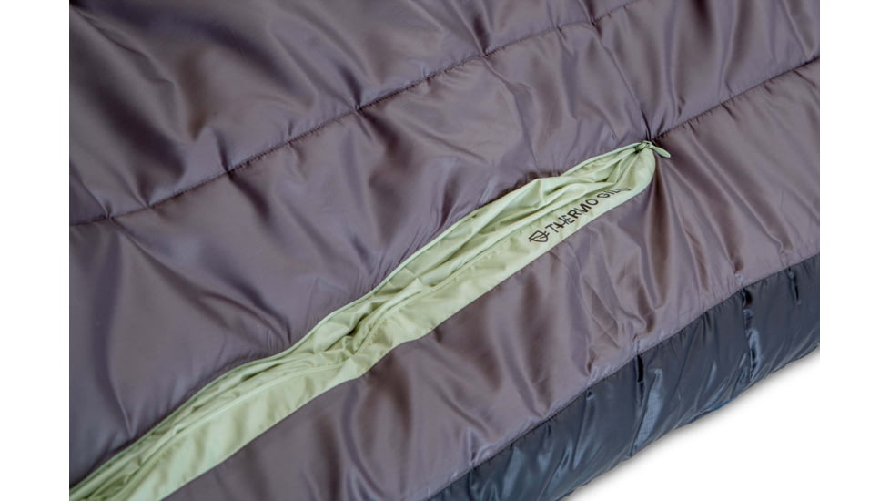 NEMO Equipment Forte Endless Promise 35 Sleeping Bag - Womens, Plum Gray/Celadon Green, Regular, 811666035233