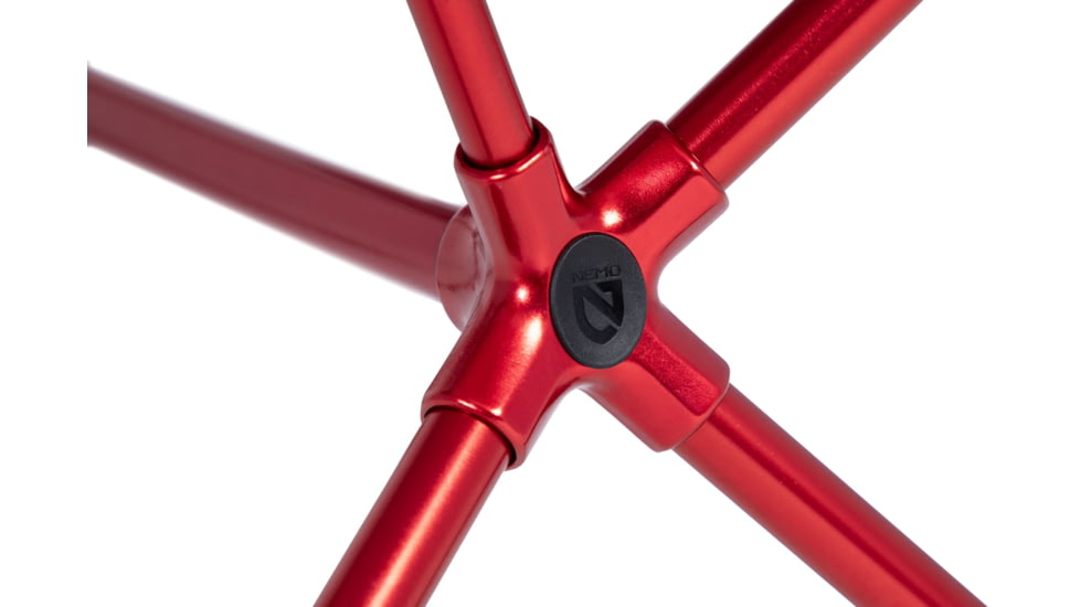 NEMO Equipment Moonlite Reclining Camp Chair, Deep Claret, 811666036131