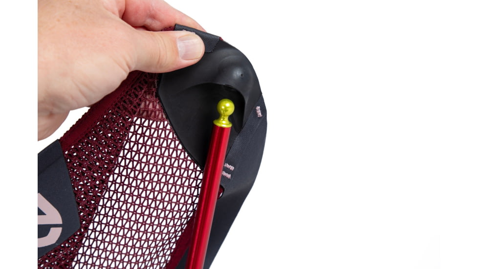 NEMO Equipment Moonlite Reclining Camp Chair, Deep Claret, 811666036131