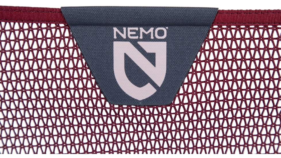 NEMO Equipment Moonlite Reclining Camp Chair, Deep Claret, 811666036131
