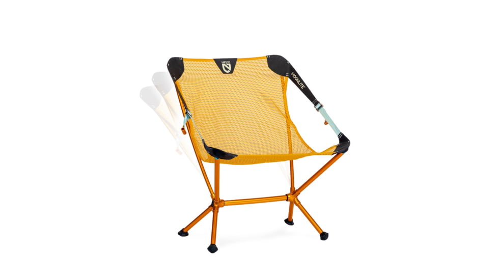 NEMO Equipment Moonlite Reclining Camp Chair, Mango/Frost, 811666032928