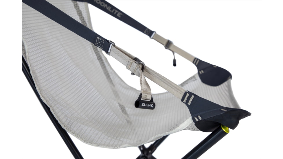 NEMO Equipment Moonlite Reclining Camp Chair, Pelican Gray, 811666036148