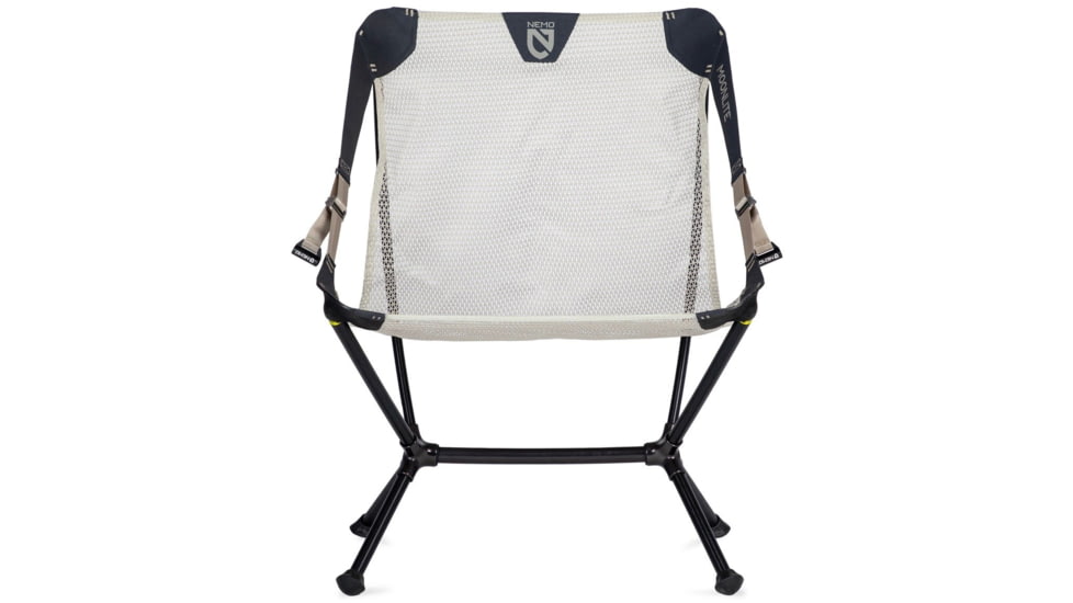 NEMO Equipment Moonlite Reclining Camp Chair, Pelican Gray, 811666036148