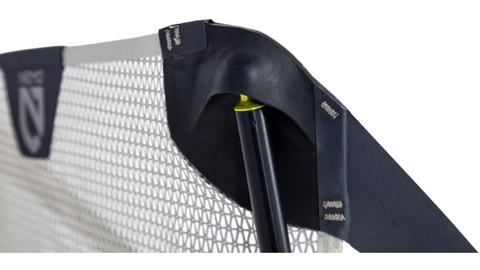 NEMO Equipment Moonlite Reclining Camp Chair, Pelican Gray, 811666036148