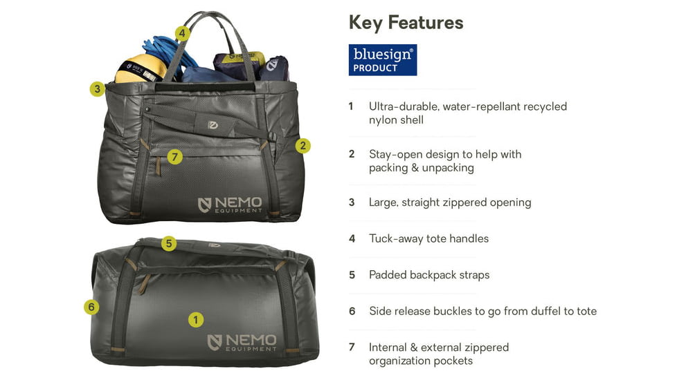 NEMO Equipment 2026 Double Haul 100L Duffel Bag