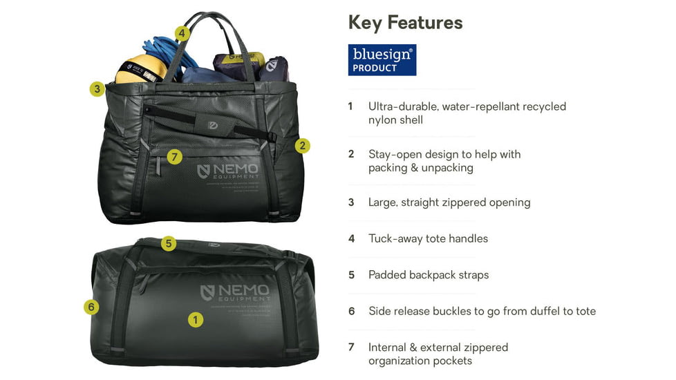 NEMO Equipment 2026 Double Haul 100L Duffel Bag