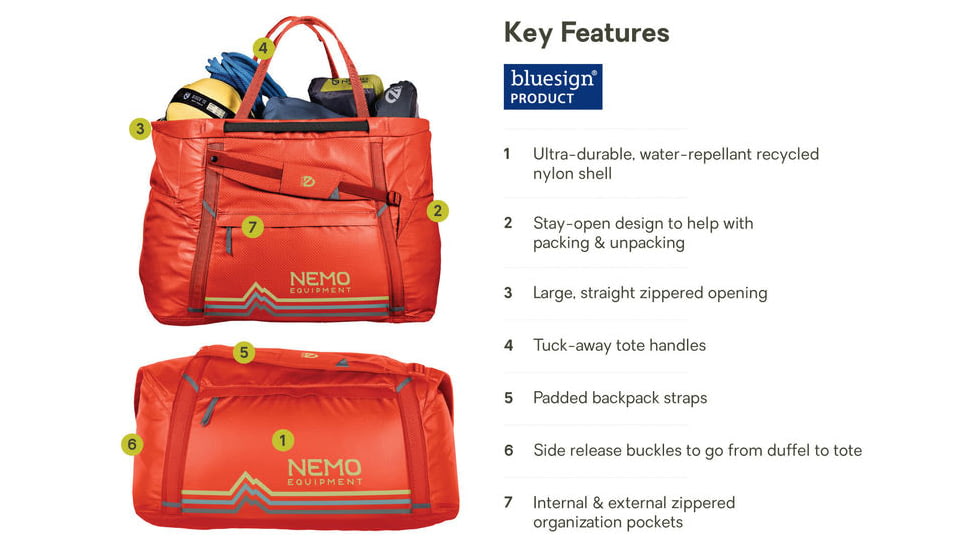 NEMO Equipment 2026 Double Haul 100L Duffel Bag