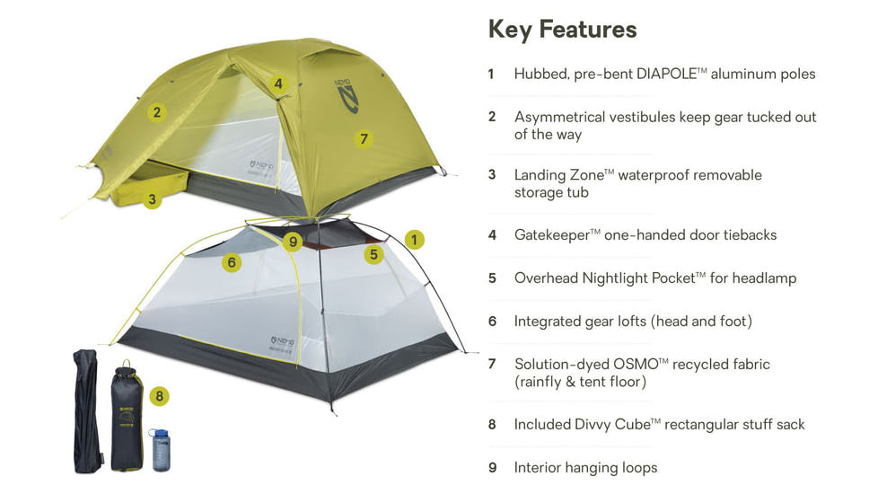 NEMO Equipment 2026 Dragonfly OSMO Backpacking Tent - 3 Person