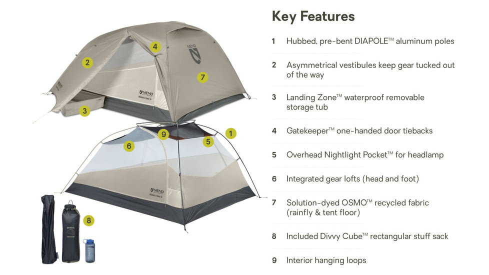 NEMO Equipment 2026 Dragonfly OSMO Backpacking Tent - 3 Person