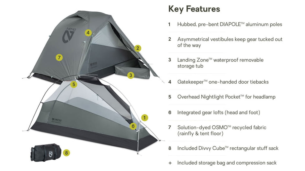 NEMO Equipment 2026 Dragonfly OSMO Bikepack Tent - 1 Person