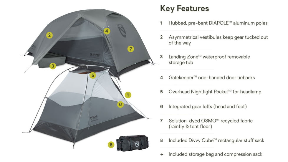 NEMO Equipment 2026 Dragonfly OSMO Bikepack Tent - 2 Person