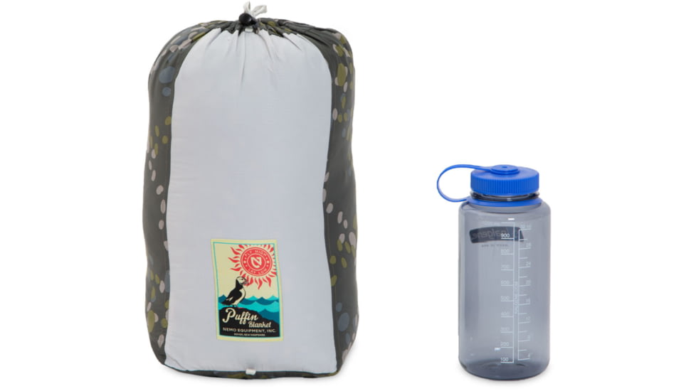NEMO Equipment Puffin Insulated Blanket, Aluminum Strata, 1 Person, 811666032836