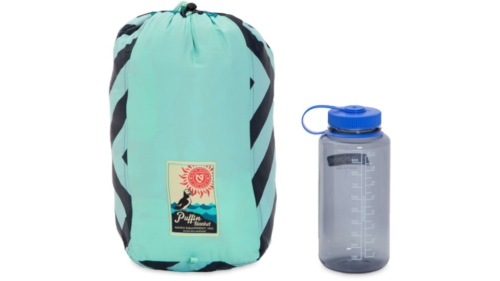 NEMO Equipment Puffin Insulated Blanket, Spearmint Interlock, 1 Person, 811666033819