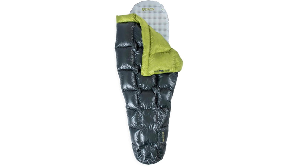 NEMO Equipment Pulse UL Quilt 20/30F Regular Endless Promise Sleeping Bag, Birch Bud / Goodnight Gray, Regular, 811666036162