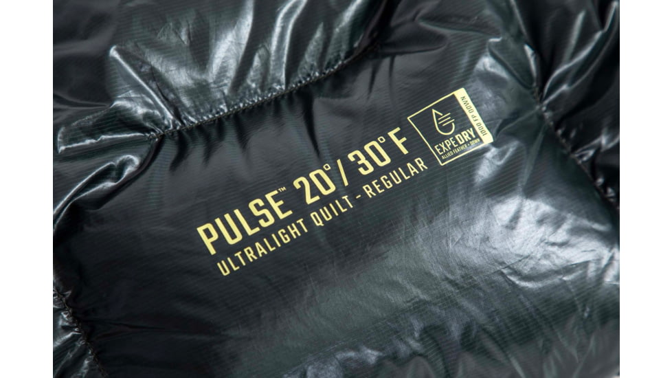 NEMO Equipment Pulse UL Quilt 20/30F Regular Endless Promise Sleeping Bag, Birch Bud / Goodnight Gray, Regular, 811666036162