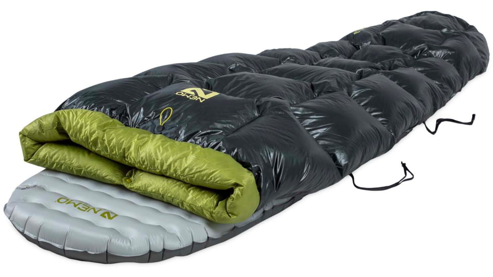 NEMO Equipment Pulse UL Quilt 20/30F Regular Endless Promise Sleeping Bag, Birch Bud / Goodnight Gray, Regular, 811666036162