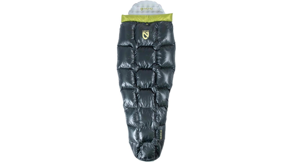 NEMO Equipment Pulse UL Quilt 20/30F Regular Endless Promise Sleeping Bag, Birch Bud / Goodnight Gray, Regular, 811666036162