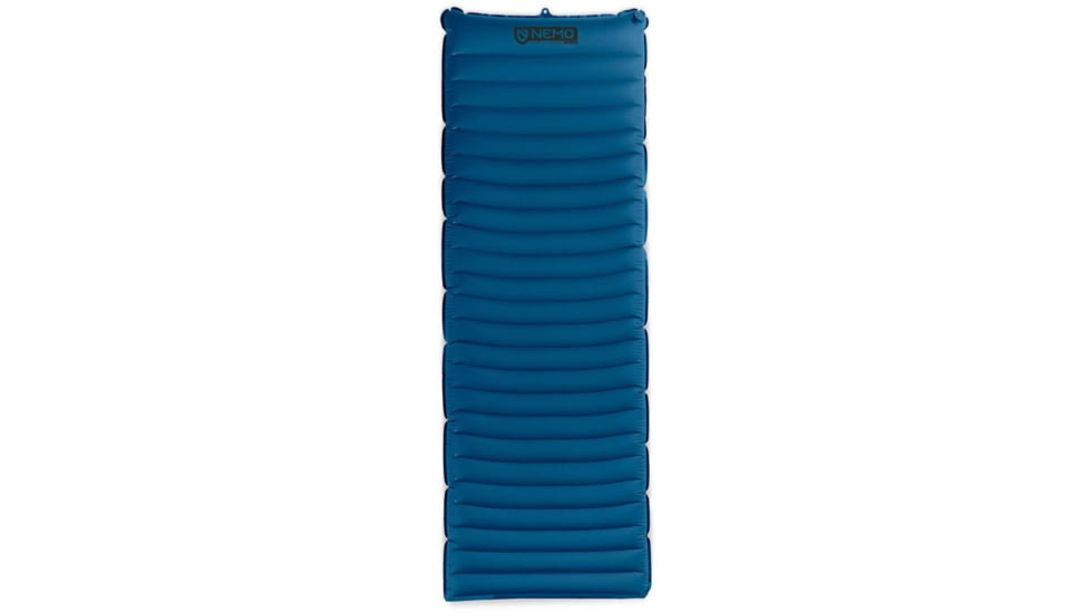 NEMO Equipment Quasar 3D Insulated Sleeping Pad, Bluebird, Long Wide, 811666033116