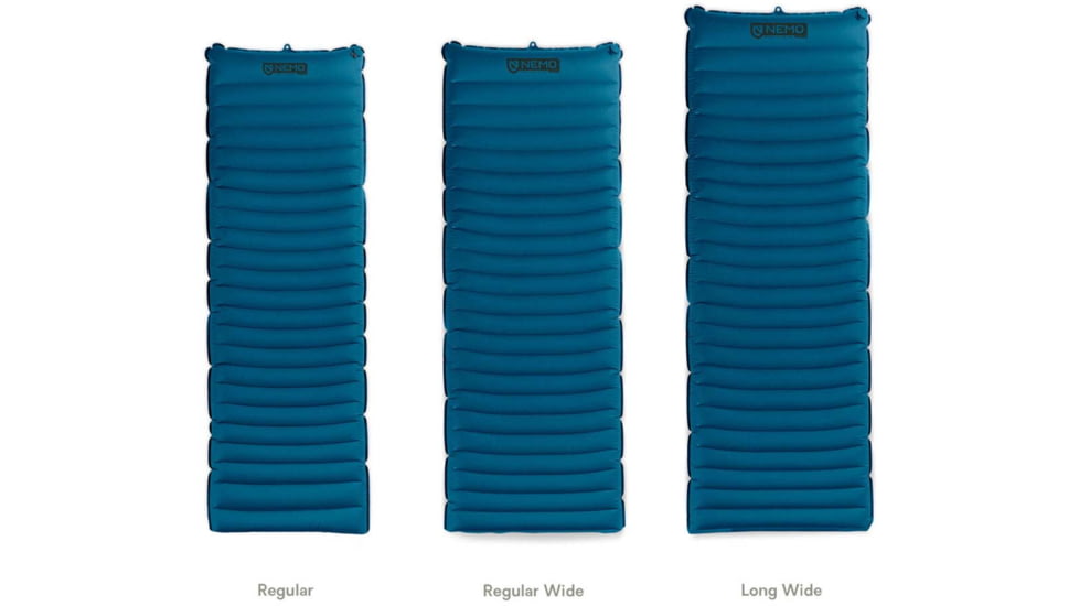 NEMO Equipment Quasar 3D Insulated Sleeping Pad, Regular, 811666033123