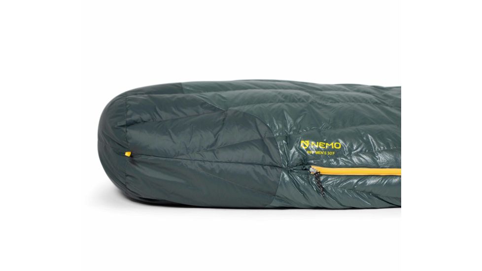 NEMO Equipment Riff 30 Sleeping Bag - Mens, Blaze/Deep Water, Regular, Left Zip, 811666031013