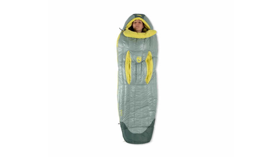 NEMO Equipment Riff 30 Sleeping Bag - Womens, Dorado/Lichen, Regular, Right Zip, 811666031051