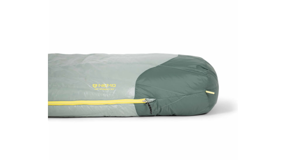NEMO Equipment Riff 30 Sleeping Bag - Womens, Dorado/Lichen, Regular, Right Zip, 811666031051