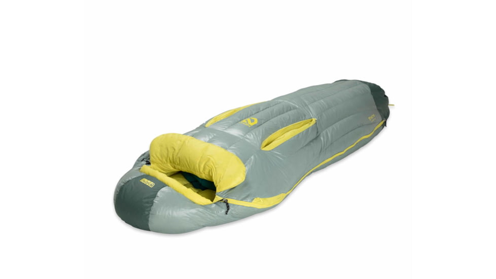 NEMO Equipment Riff 30 Sleeping Bag - Womens, Dorado/Lichen, Regular, Right Zip, 811666031051