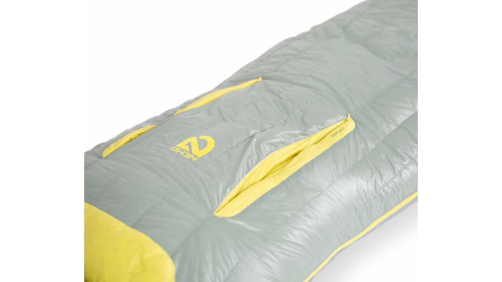 NEMO Equipment Riff 30 Sleeping Bag - Womens, Dorado/Lichen, Regular, Right Zip, 811666031051