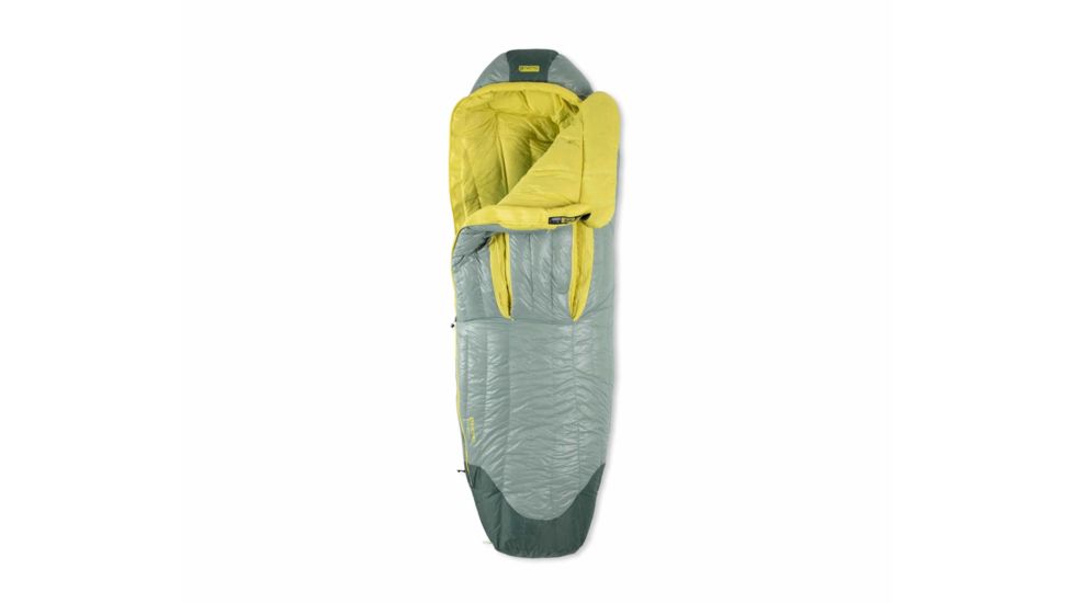 NEMO Equipment Riff 30 Sleeping Bag - Womens, Dorado/Lichen, Regular, Right Zip, 811666031051