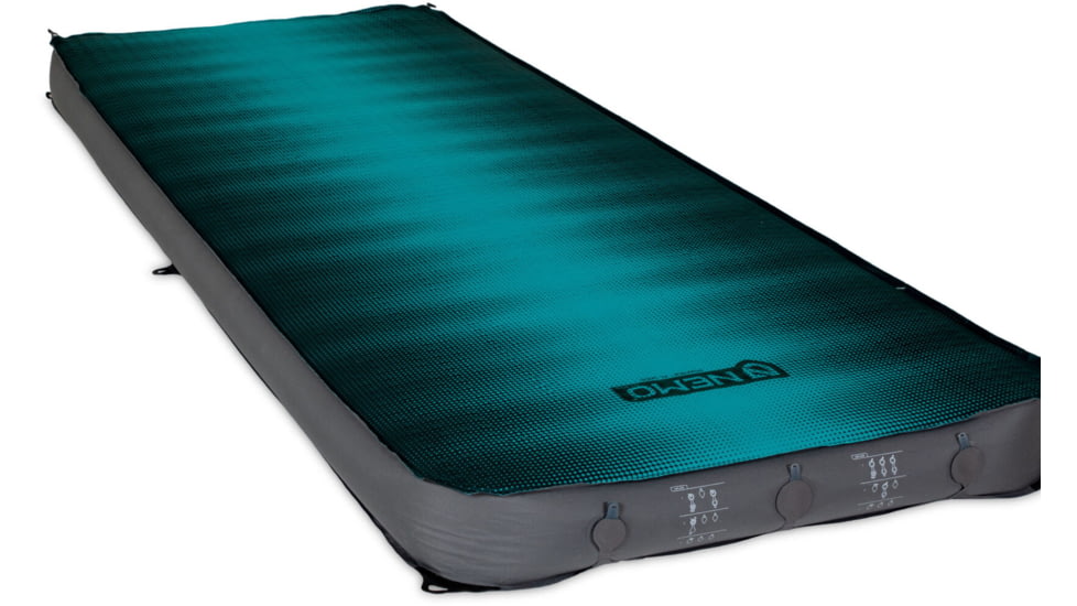 NEMO Equipment Roamer Sleeping Pad, Lagoon, 78x30in, XL Wide, 811666033482