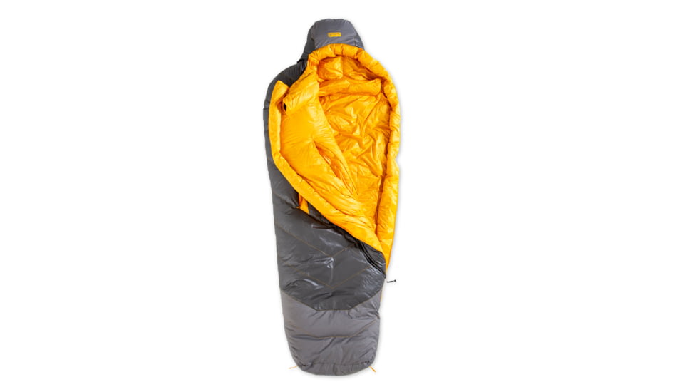 NEMO Equipment Sonic -20 Sleeping Bag, Goodnight Gray / Torch, Regular, 811666034540