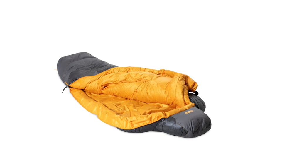 NEMO Equipment Sonic -20 Sleeping Bag, Goodnight Gray / Torch, Regular, 811666034540