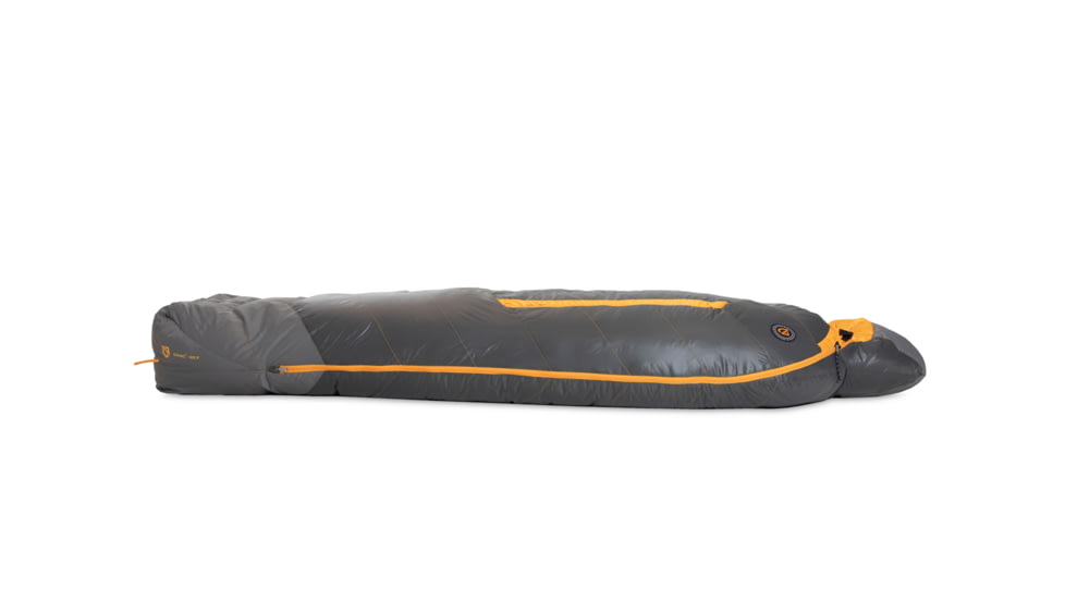 NEMO Equipment Sonic -20 Sleeping Bag, Goodnight Gray / Torch, Regular, 811666034540