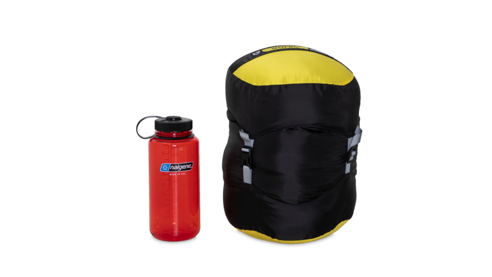 NEMO Equipment Sonic Down Sleeping Bag 0 Degree, Goodnight Gray / Goldfinch, Short, 811666034519