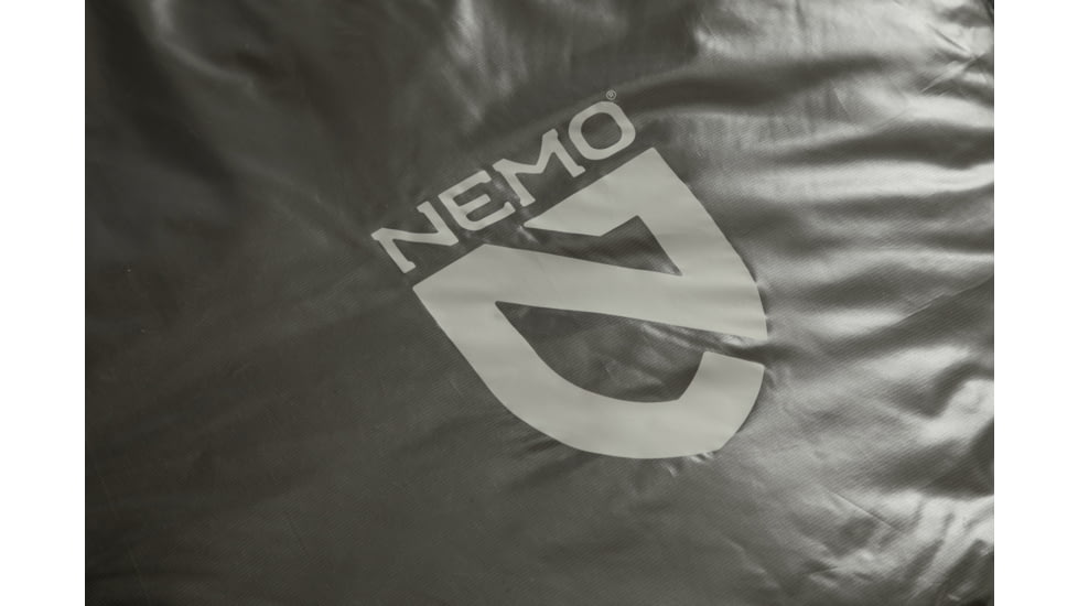 NEMO Equipment Soul 15/25F Endless Promise Synthetic Mummy Sleeping Bag, Smokey Olive / Fog / Spicy Orange, Short, 811666036193