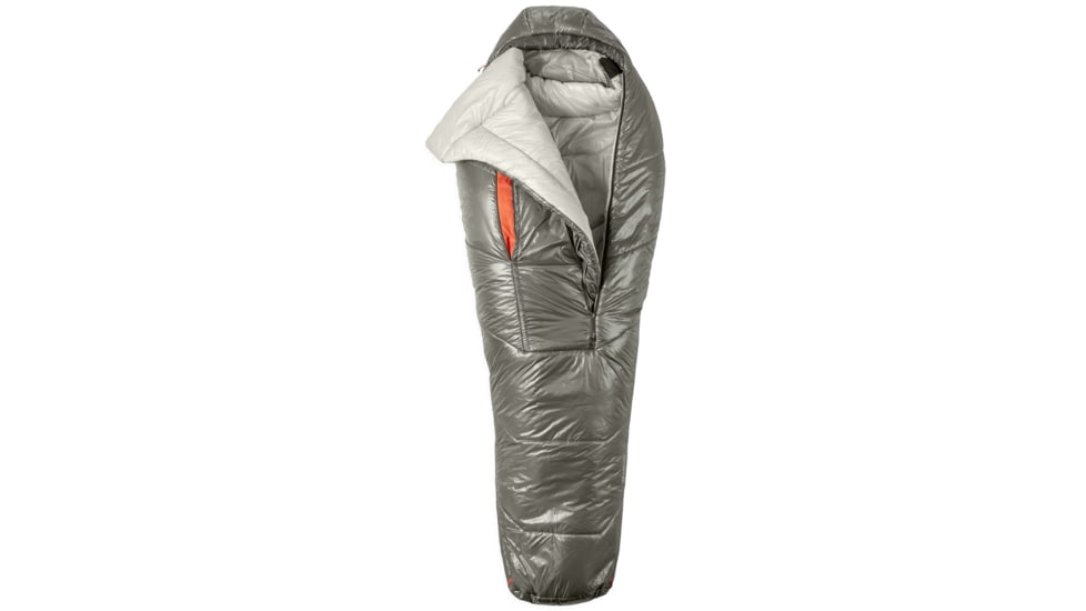 NEMO Equipment Soul 15/25F Endless Promise Synthetic Mummy Sleeping Bag, Smokey Olive / Fog / Spicy Orange, Short, 811666036193