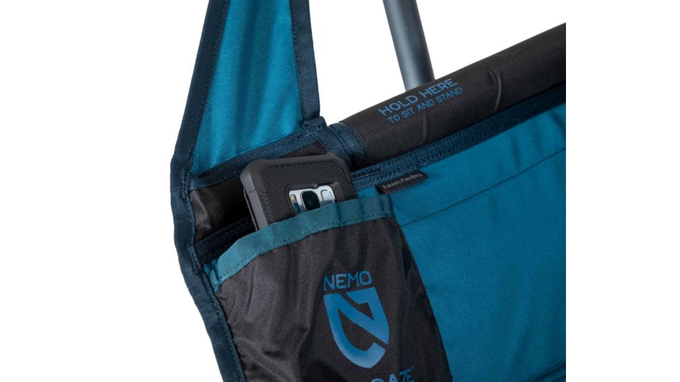 NEMO Equipment Stargaze Camp Chair, Neptune/Smoke, 811666030689