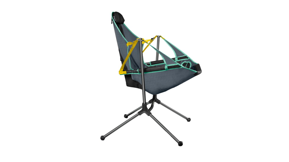 NEMO Equipment Stargaze Recliner Luxury Camping Chair, Fortress/Goldfinch, 811666033666