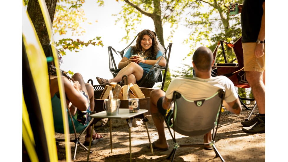NEMO Equipment Stargaze Recliner Luxury Camping Chair, Fortress/Goldfinch, 811666033666