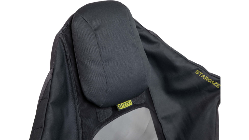 NEMO Equipment Stargaze Reclining Camp Chair, Black Pearl, 811666035318